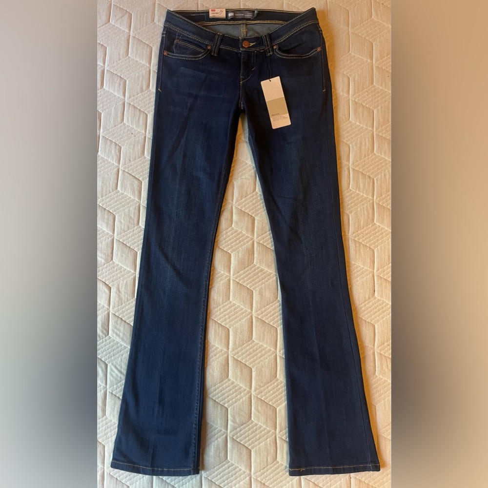 Women’s Levi’s Curve ID Demi Curve Boot Cut Skinny Low Rise Jeans 28x34
